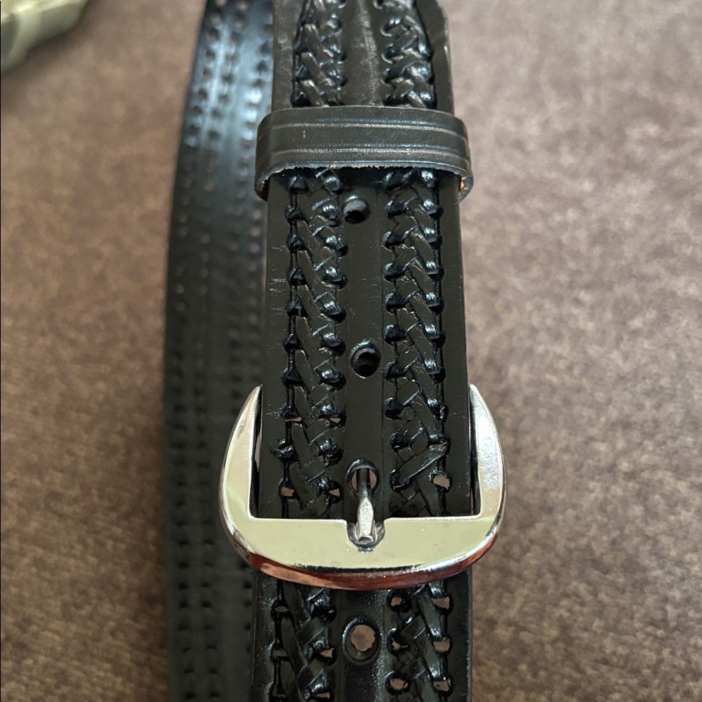 Black Leather Belt